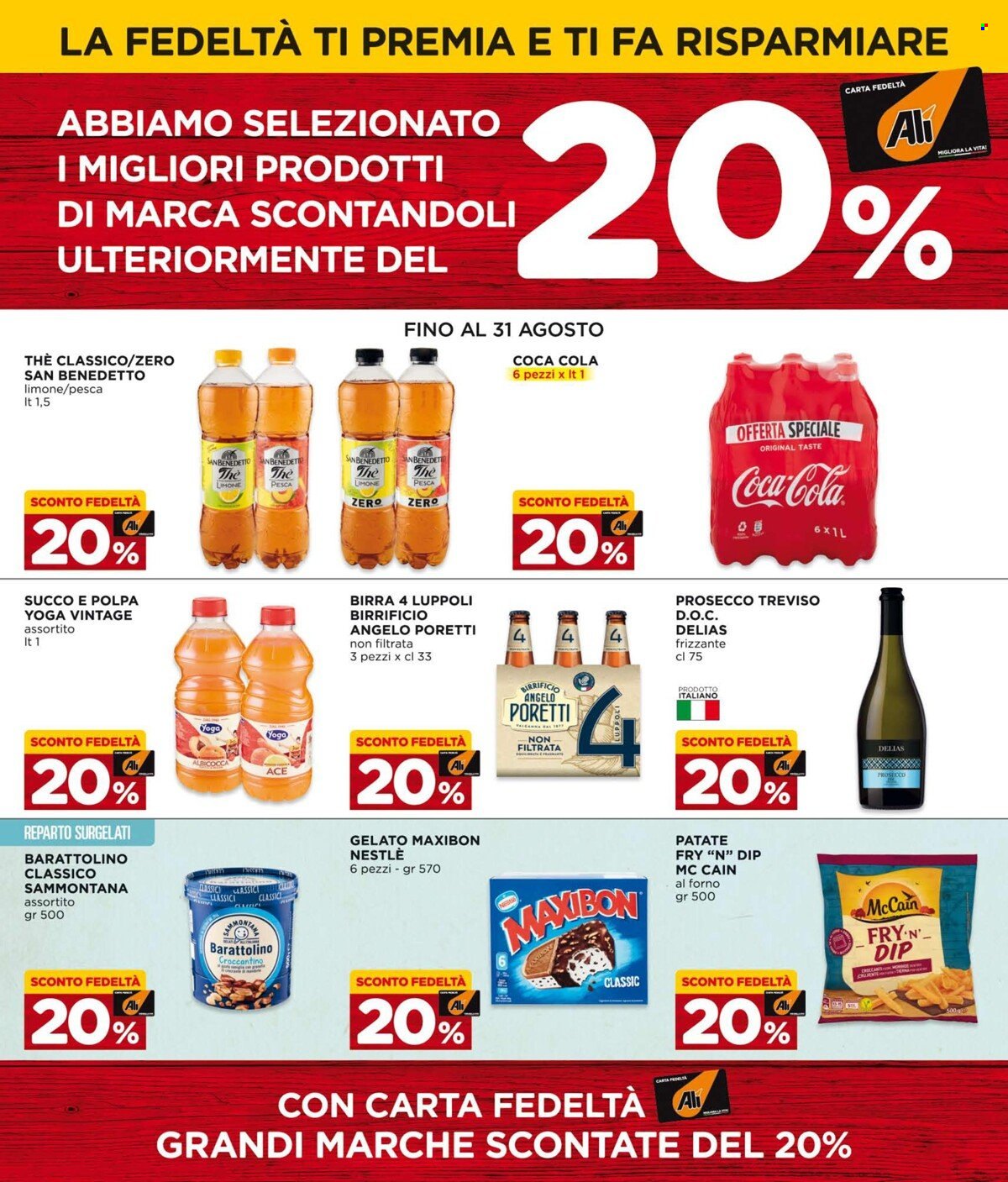 Volantino Alì Supermercati - 1.7.2022 - 31.8.2022. Pagina 6.