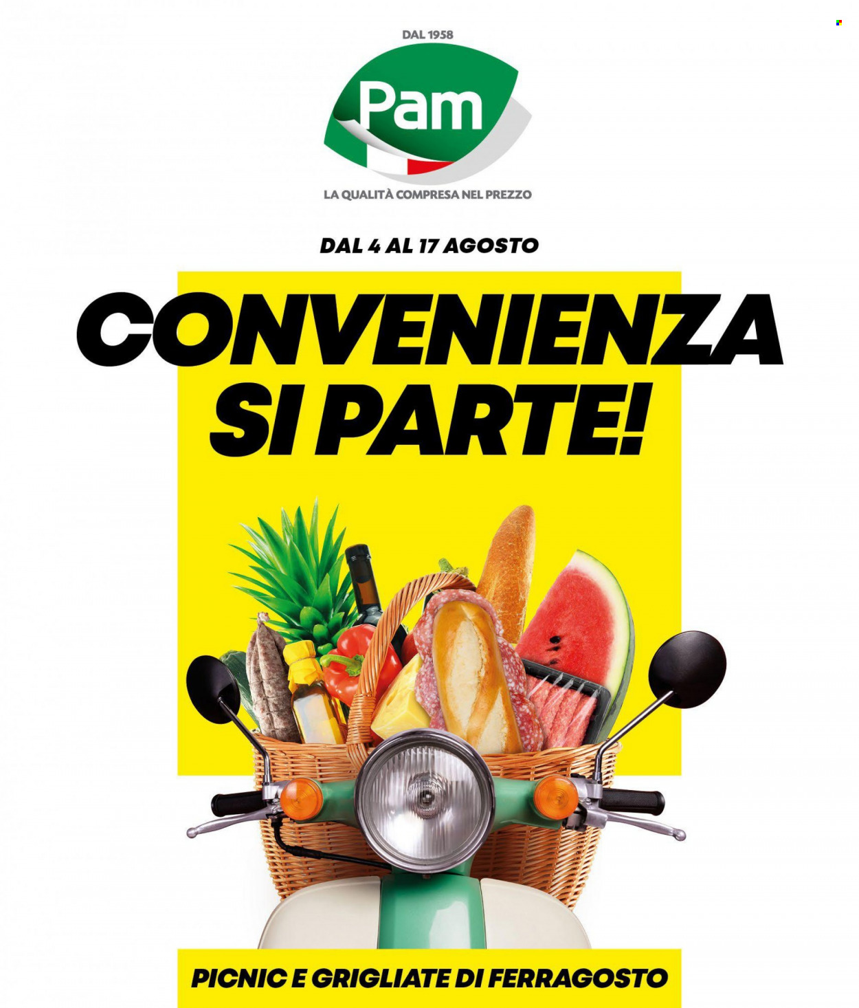 Volantino Pam Panorama - 4.8.2022 - 17.8.2022. Pagina 1.