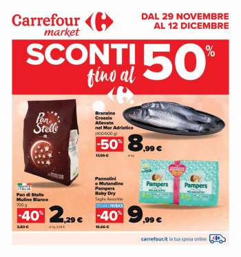 Volantino Carrefour - 29/11/2022 - 12/12/2022.