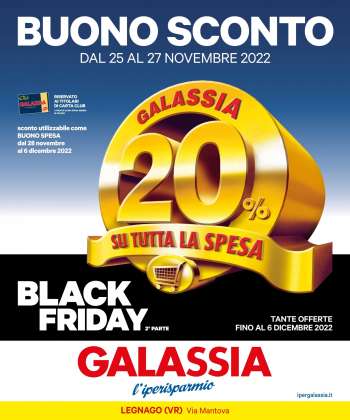Volantino Galassia - 25/11/2022 - 6/12/2022.