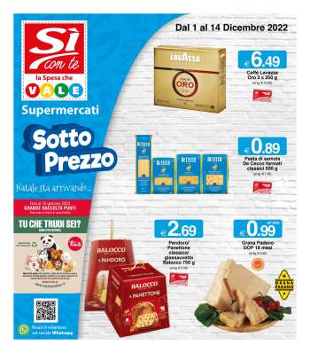 Volantino Si con te Supermercati - 1/12/2022 - 14/12/2022.