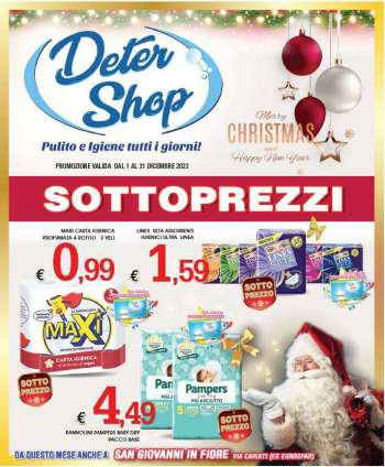 Volantino Deter Shop - 1/12/2022 - 31/12/2022.