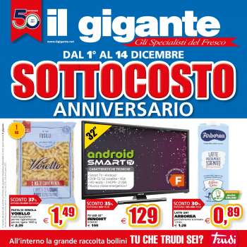 Volantino Il Gigante - 1/12/2022 - 14/12/2022.