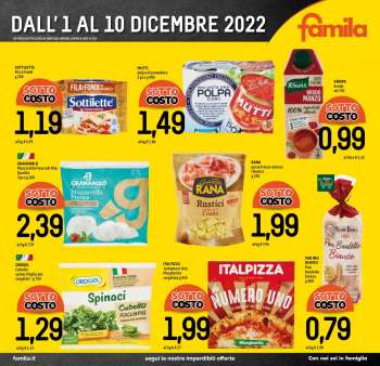 Volantino Famila - 1/12/2022 - 14/12/2022.