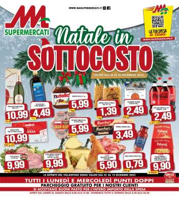 Volantino M.A. Supermercati - 1/12/2022 - 12/12/2022.