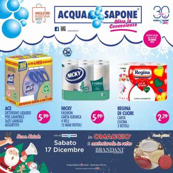 Volantino Acqua & Sapone - 6/12/2022 - 25/12/2022.