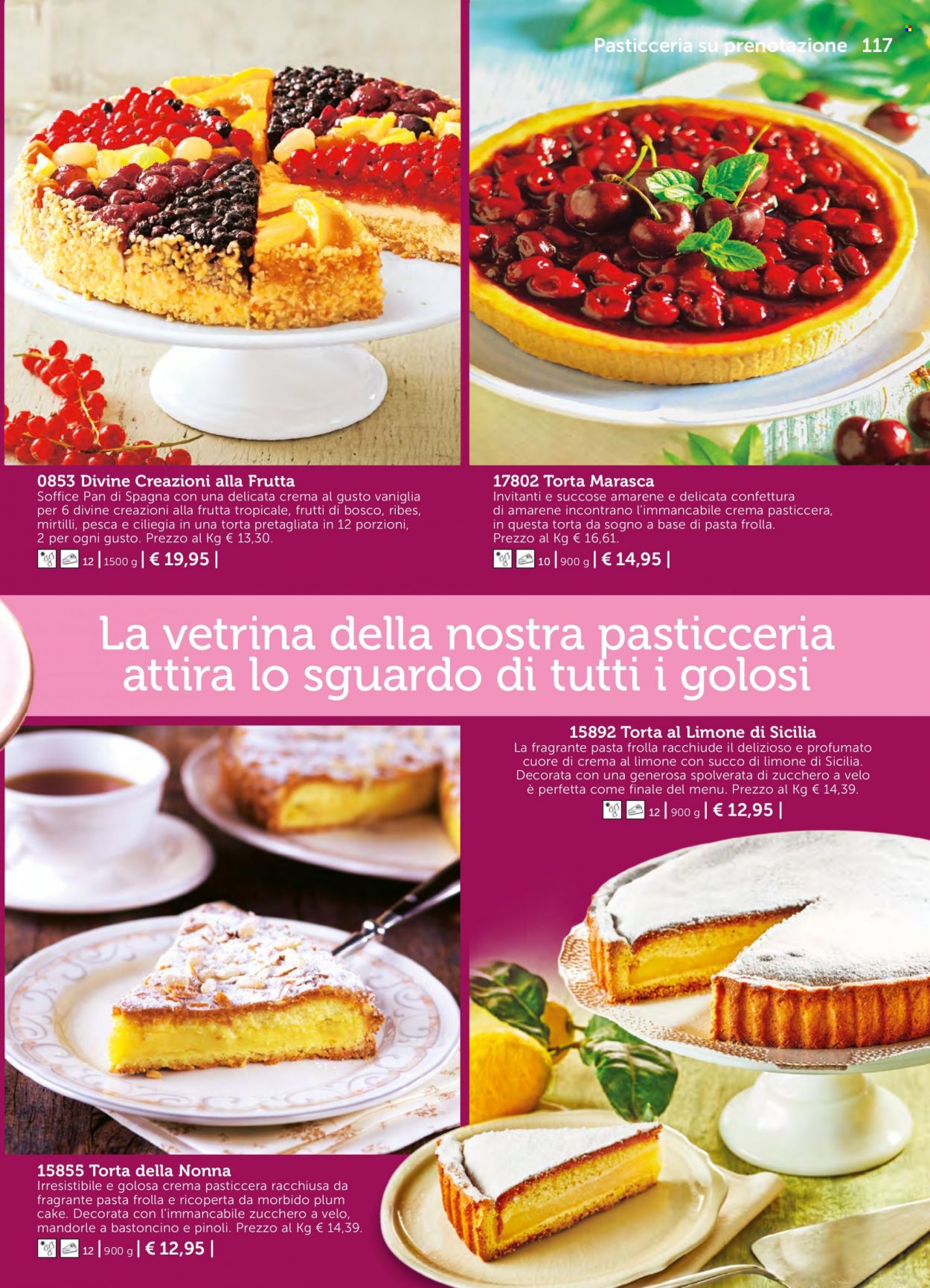 thumbnail - Volantino Bofrost - Prodotti in offerta - pan di spagna, torta della nonna, crema pasticcera, pasta frolla. Pagina 2.