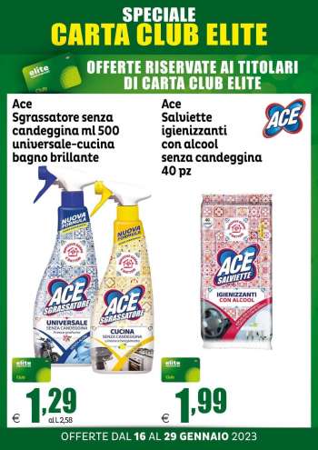Volantino Elite Supermercati - 16/1/2023 - 29/1/2023.