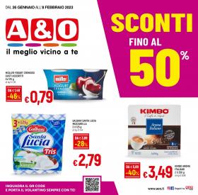 A&O - SCONTI FINO AL 50%