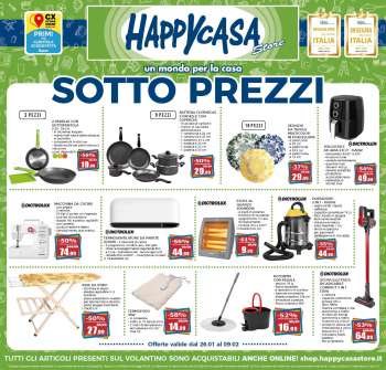 Volantino Happy Casa Store - 26/1/2023 - 9/2/2023.