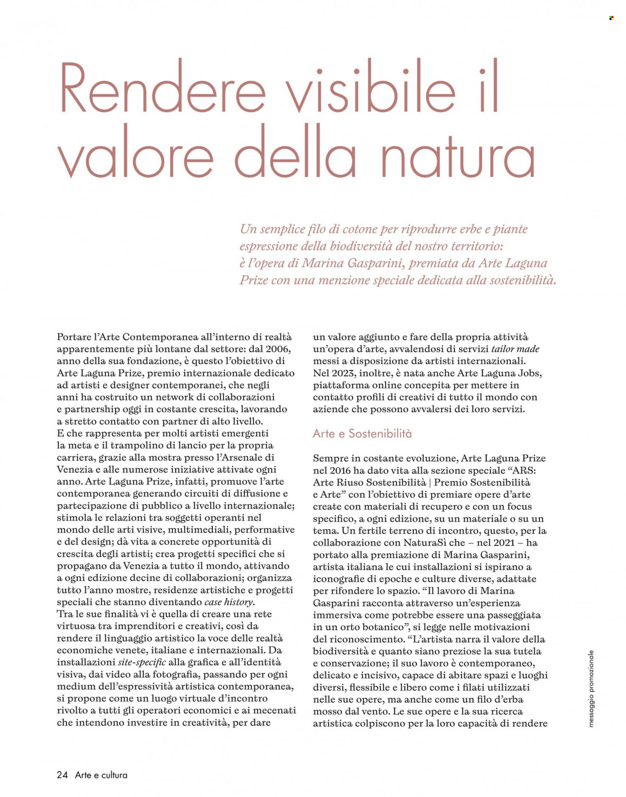 Volantino Natura Sì - 1.3.2023 - 30.4.2023. Pagina 24.