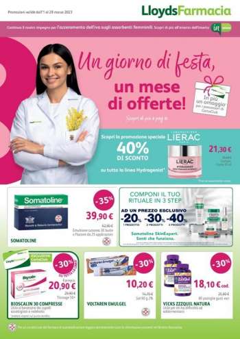Volantini Lloyds Farmacia Prato