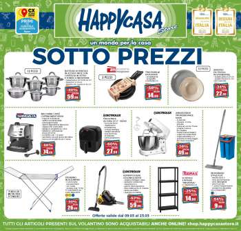 Volantini Happy Casa Store Brescia