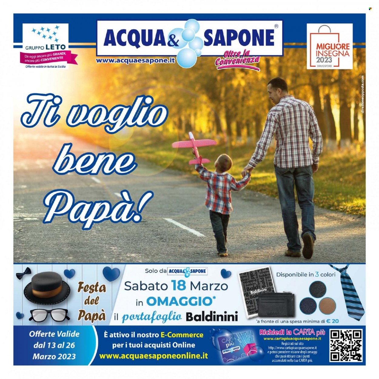 Volantino Acqua & Sapone - 13.3.2023 - 26.3.2023. Pagina 1.