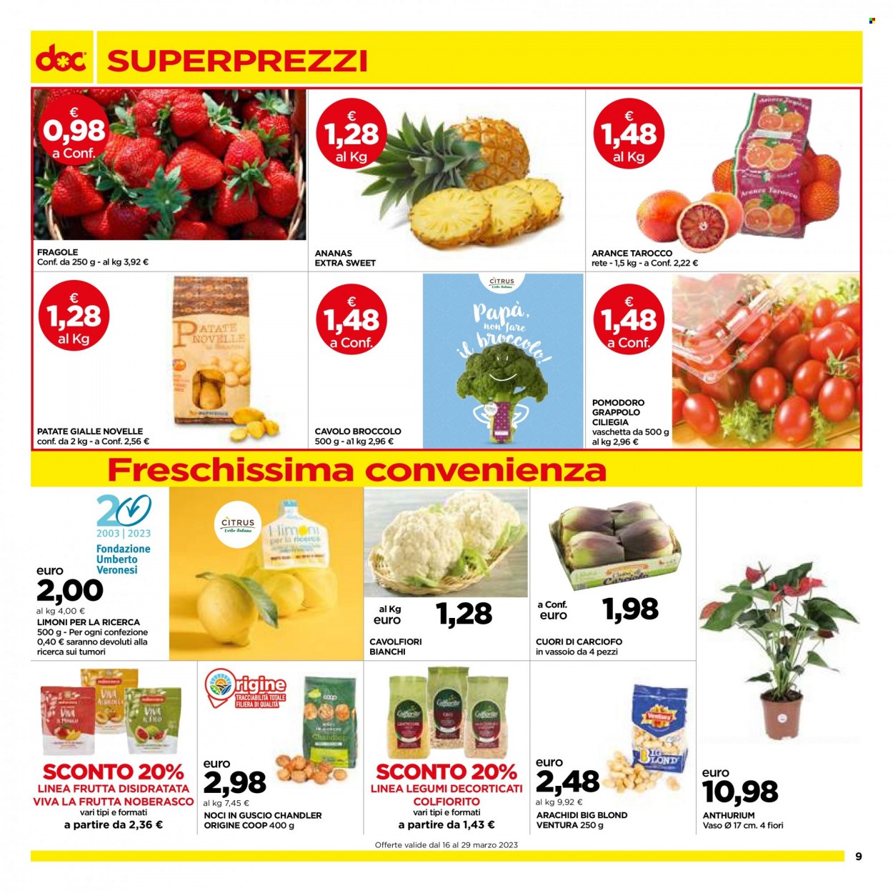Volantino doc supermercati - 16.3.2023 - 29.3.2023. Pagina 9.