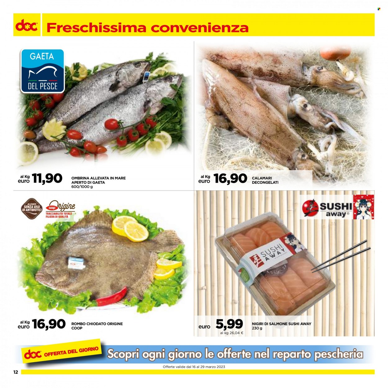 Volantino doc supermercati - 16.3.2023 - 29.3.2023. Pagina 12.