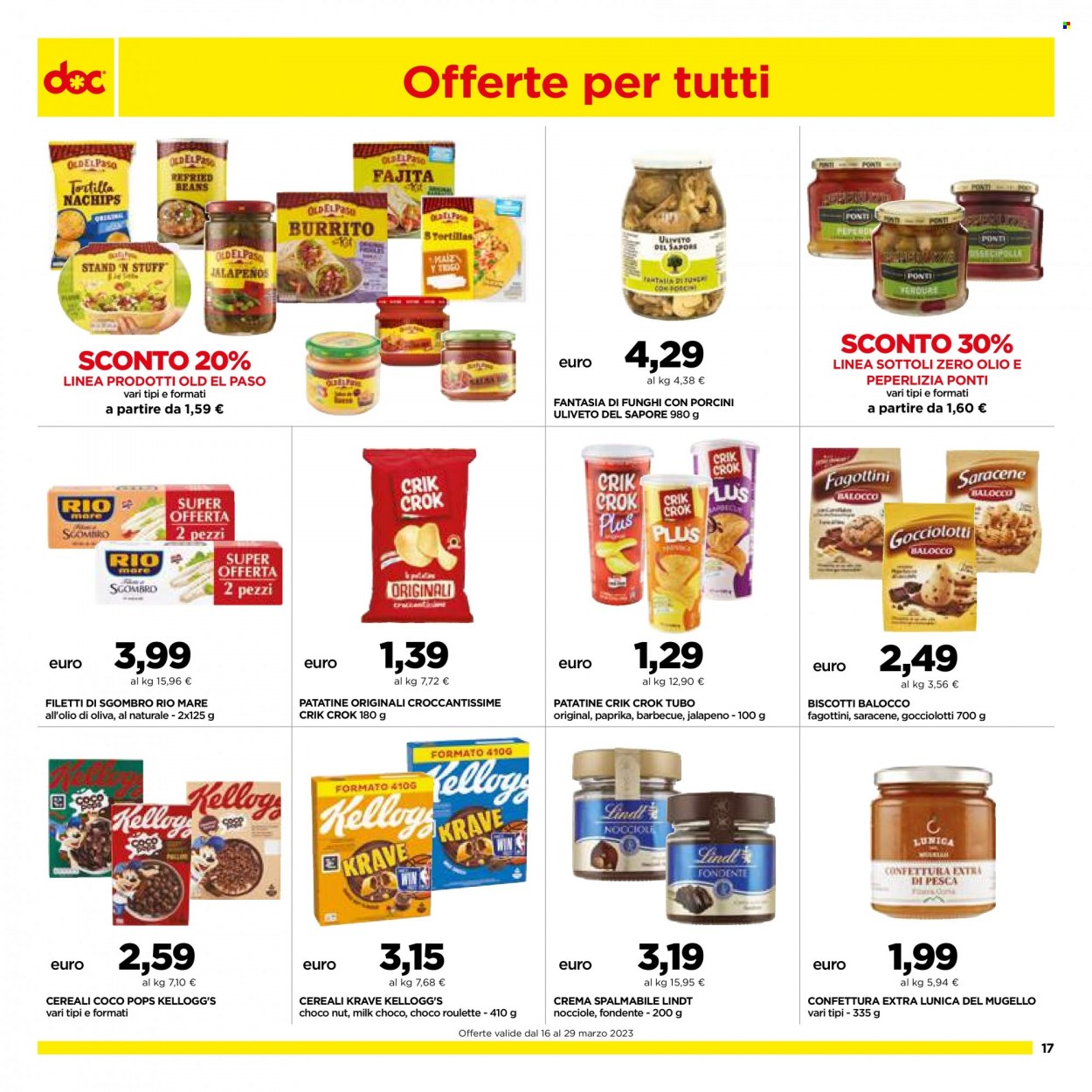Volantino doc supermercati - 16.3.2023 - 29.3.2023. Pagina 17.