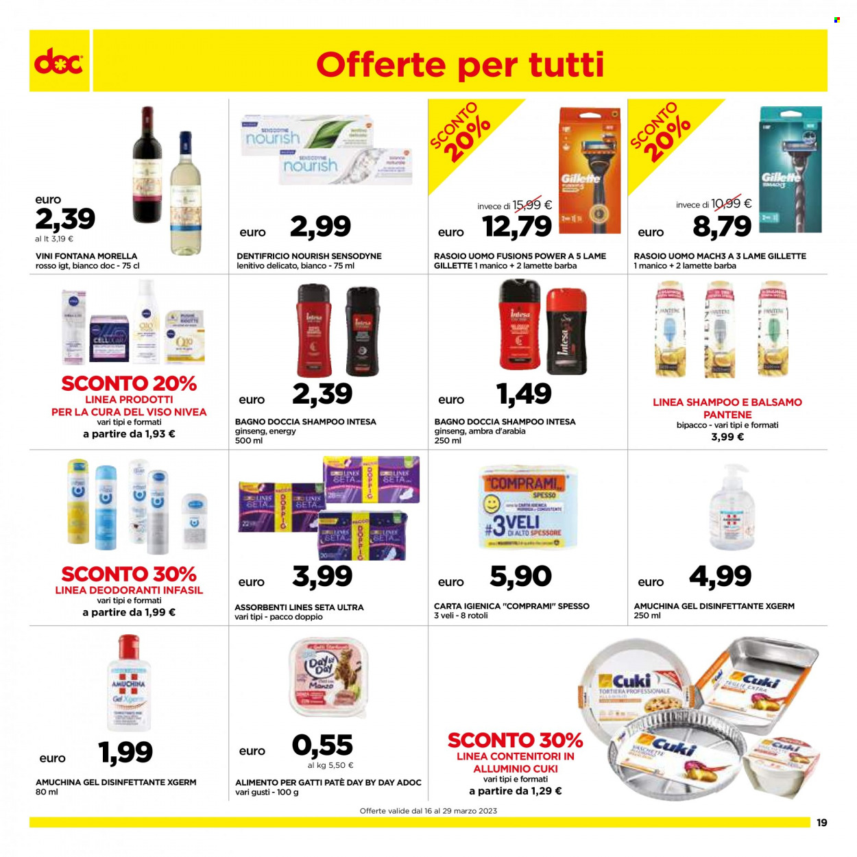 Volantino doc supermercati - 16.3.2023 - 29.3.2023. Pagina 19.