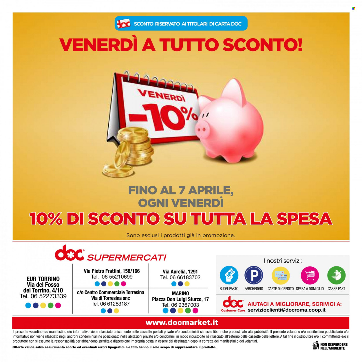 Volantino doc supermercati - 16.3.2023 - 29.3.2023. Pagina 23.