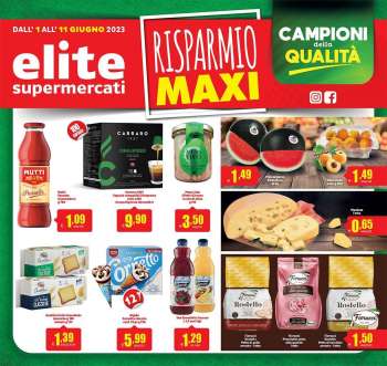 Volantino Elite Supermercati - Risparmio Maxi