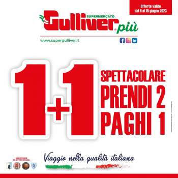 Volantino Gulliver - 1+1