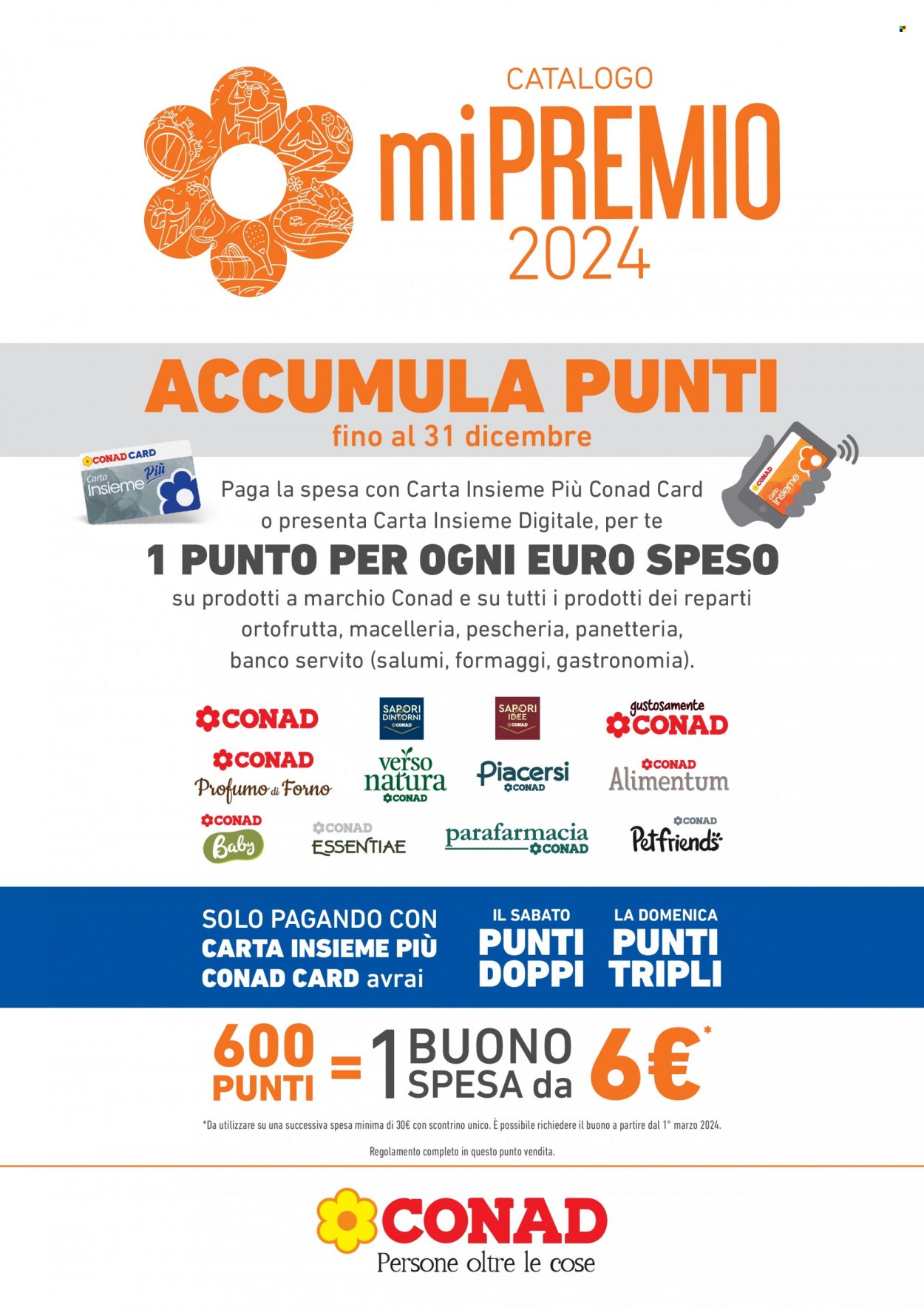 Volantino Conad - 1/1/2024 - 31/12/2024. Pagina 1