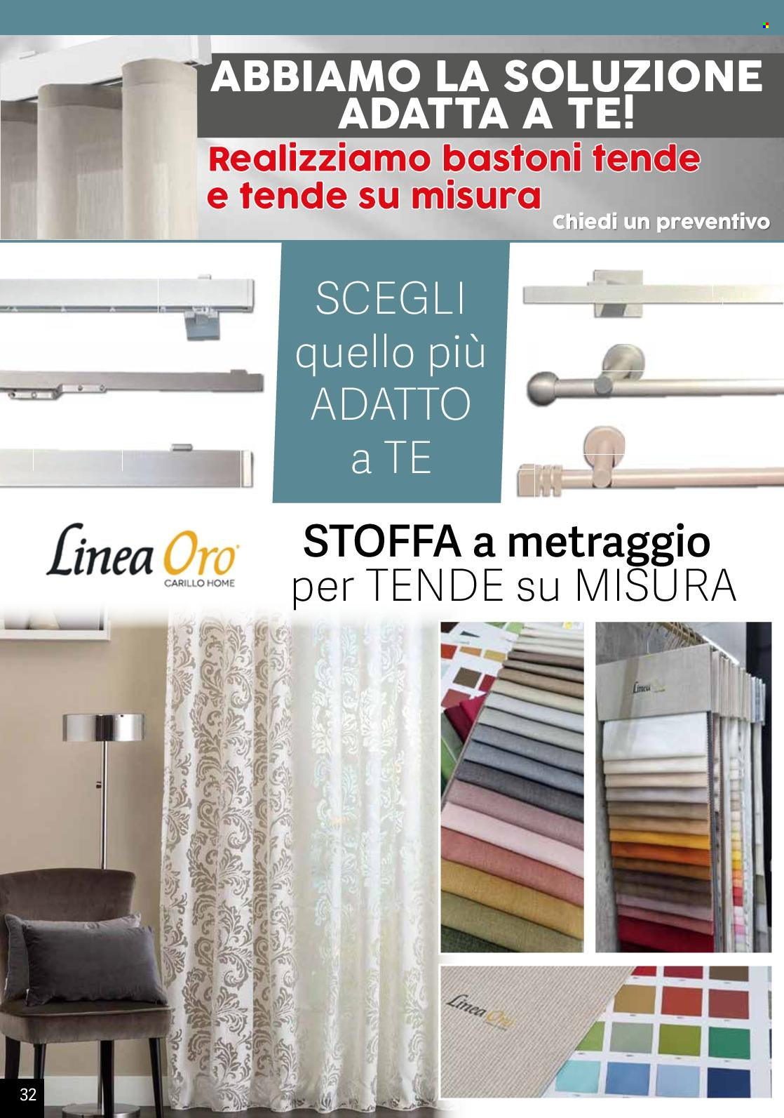 thumbnail - Volantino Orizzonte - 1/2/2024 - 1/9/2024 - Prodotti in offerta - Lines, tenda. Pagina 32.