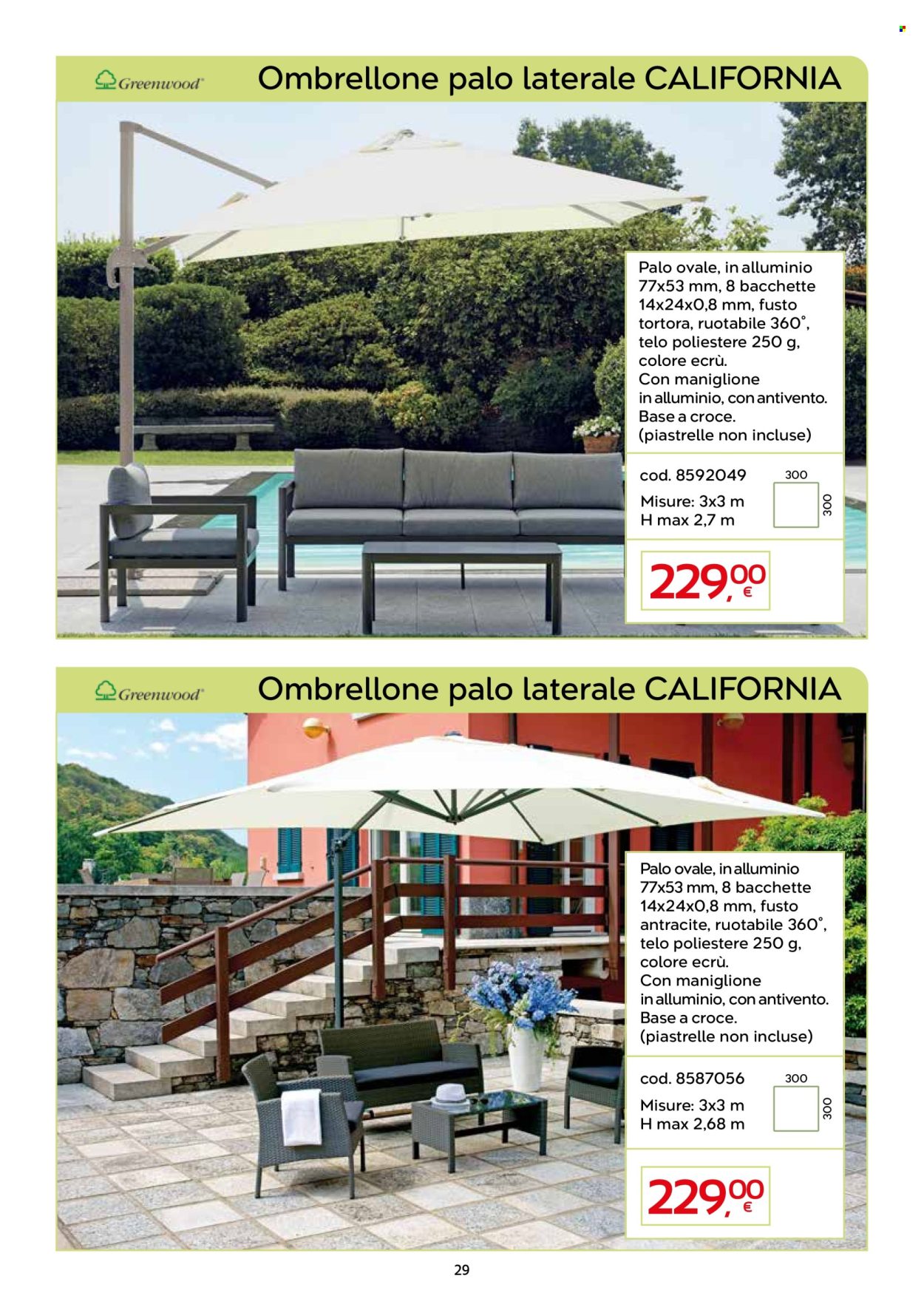thumbnail - Volantino C+C Cash & Carry - 11/3/2024 - 31/8/2024 - Prodotti in offerta - piastrelle, ombrellone. Pagina 29.