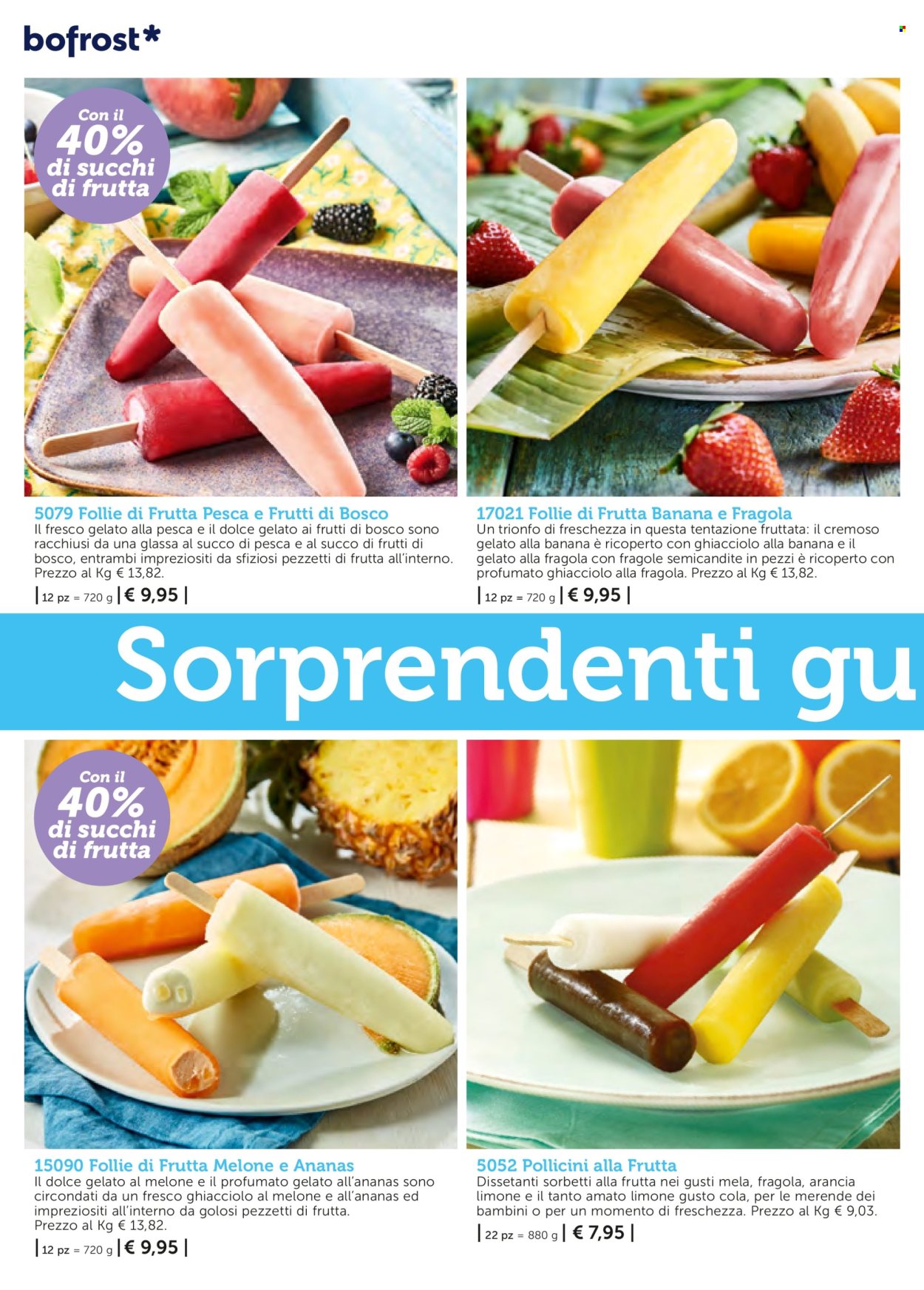 thumbnail - Volantino Bofrost - Prodotti in offerta - gelato, sorbetto, dolce, glassa di aceto balsamico. Pagina 18.