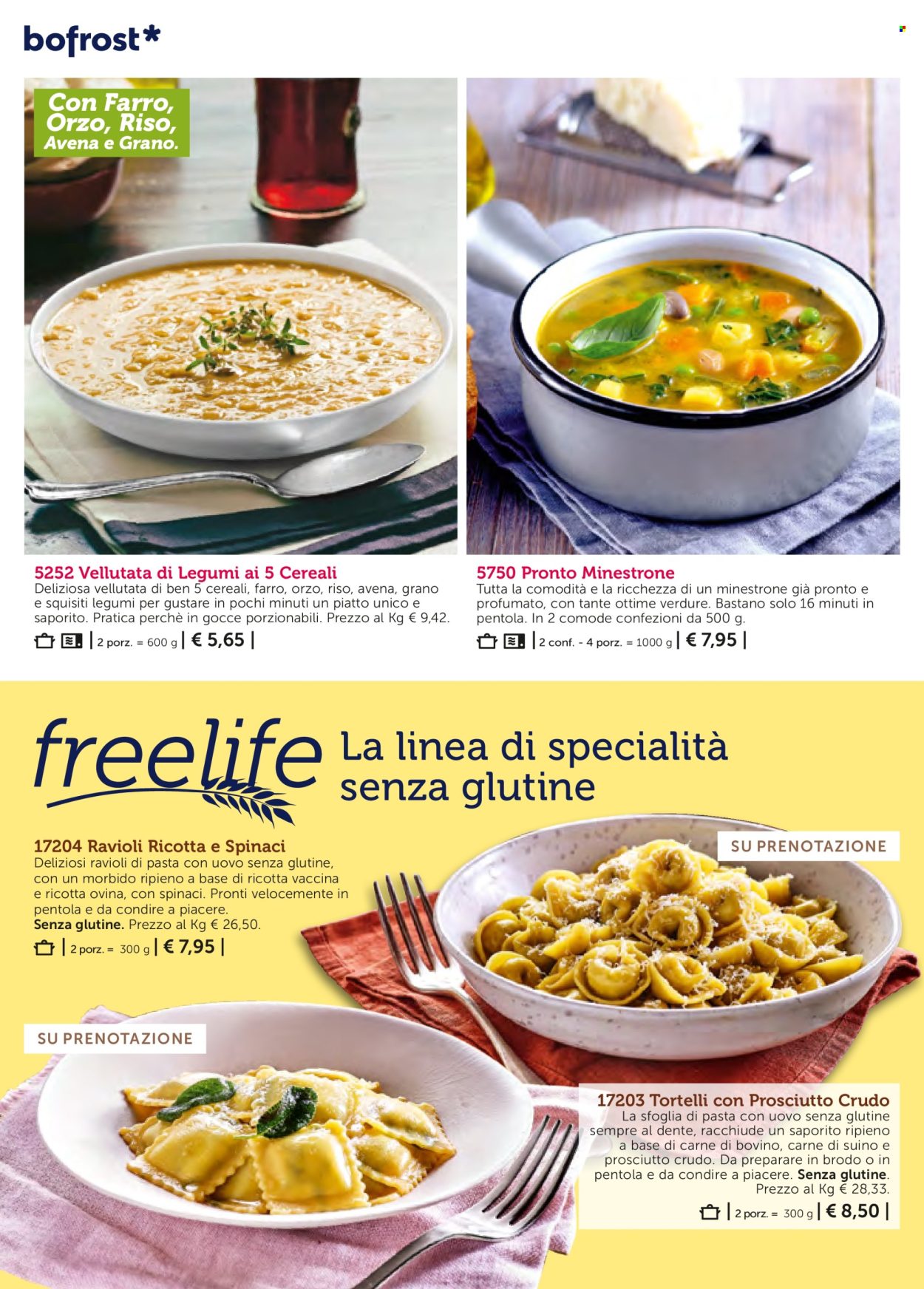 thumbnail - Volantino Bofrost - Prodotti in offerta - manzo, minestrone, vellutata, piatto unico. Pagina 64.