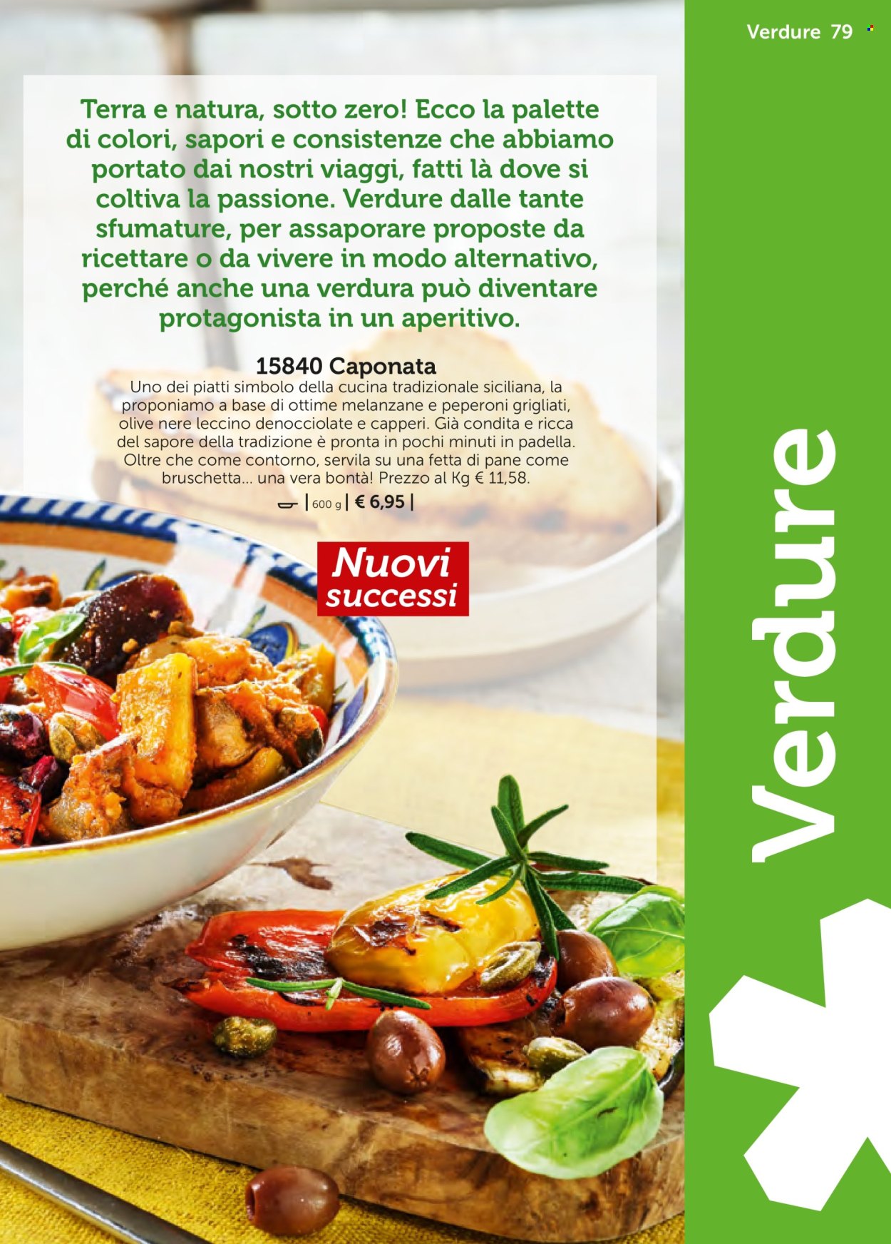 thumbnail - Volantino Bofrost - Prodotti in offerta - bruschetta, peperoni grigliati, pane, aperitivo. Pagina 79.
