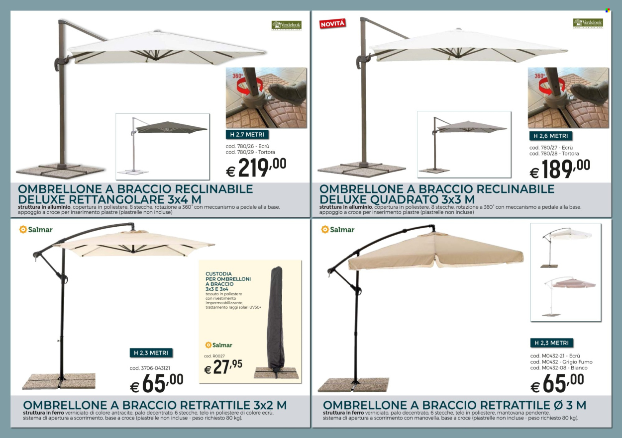 thumbnail - Volantino Brico Ok - Prodotti in offerta - copertura, piastrelle, impermeabilizzante, ombrellone. Pagina 8.