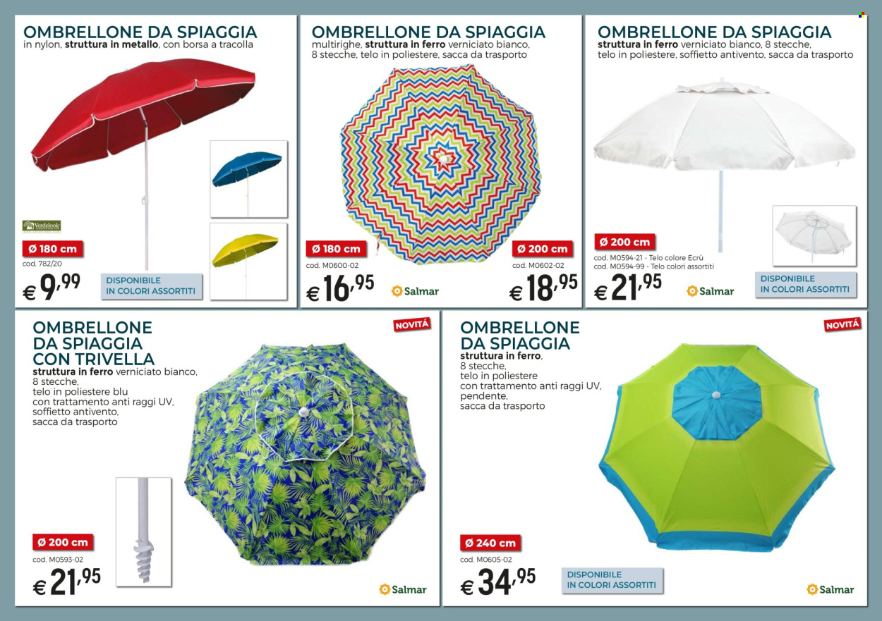 thumbnail - Volantino Brico Ok - Prodotti in offerta - trivella, ombrellone. Pagina 9.