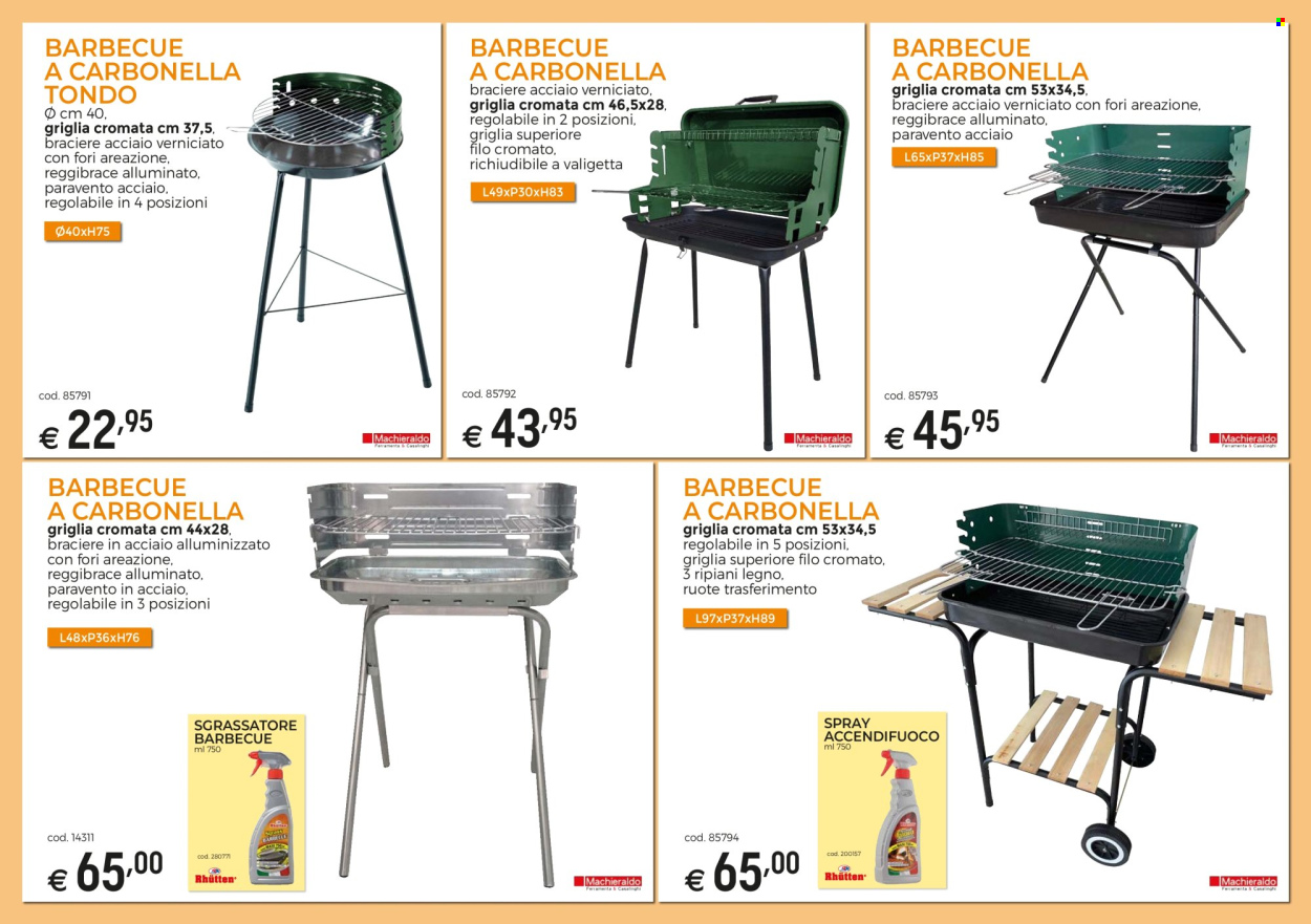 thumbnail - Volantino Brico Ok - Prodotti in offerta - accendifuoco, carbonella, barbecue a carbonella, barbecue. Pagina 5.