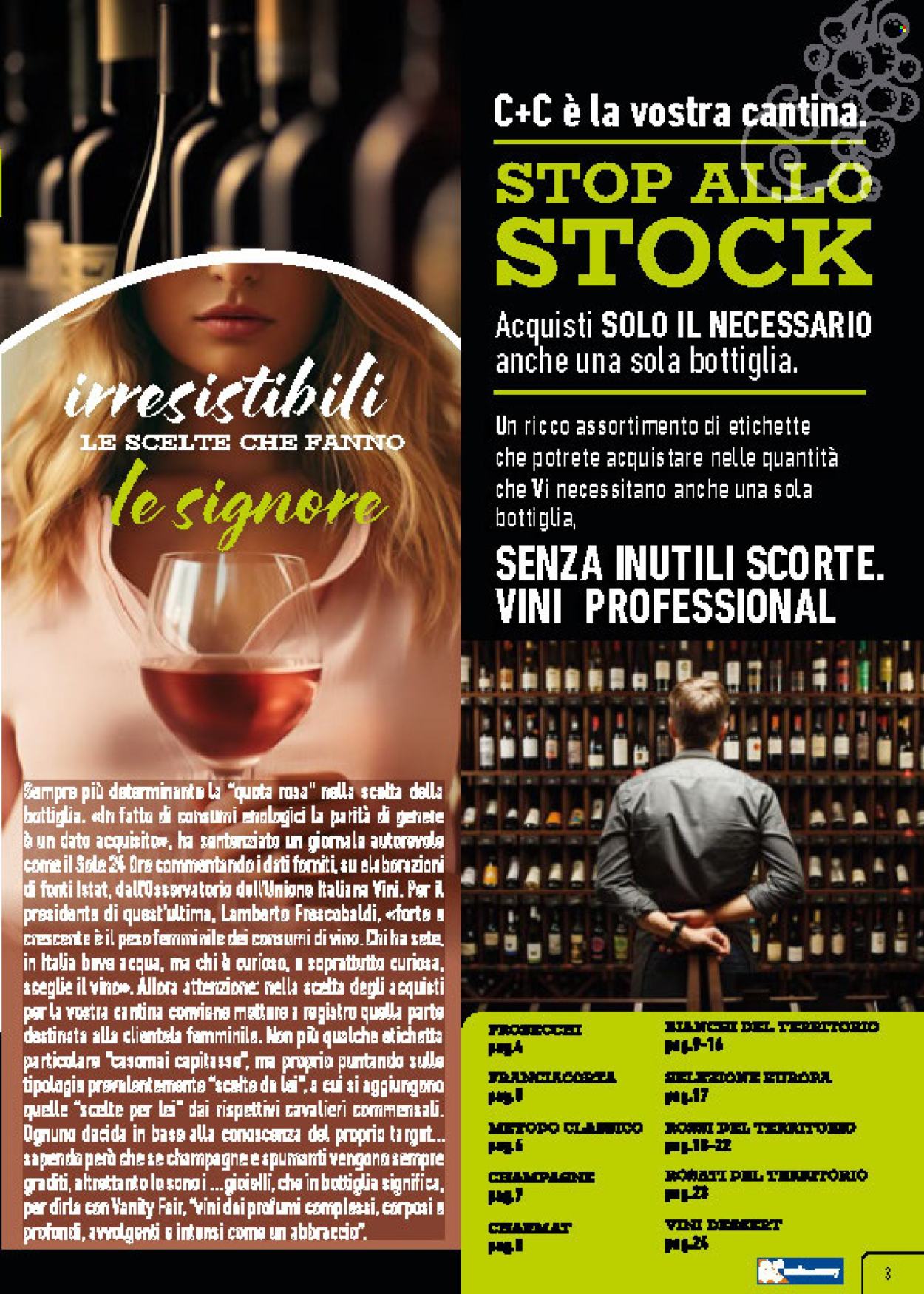 thumbnail - Volantino C+C Cash & Carry - 25/3/2024 - 19/5/2024 - Prodotti in offerta - bevanda alcolica, Champagne. Pagina 3.