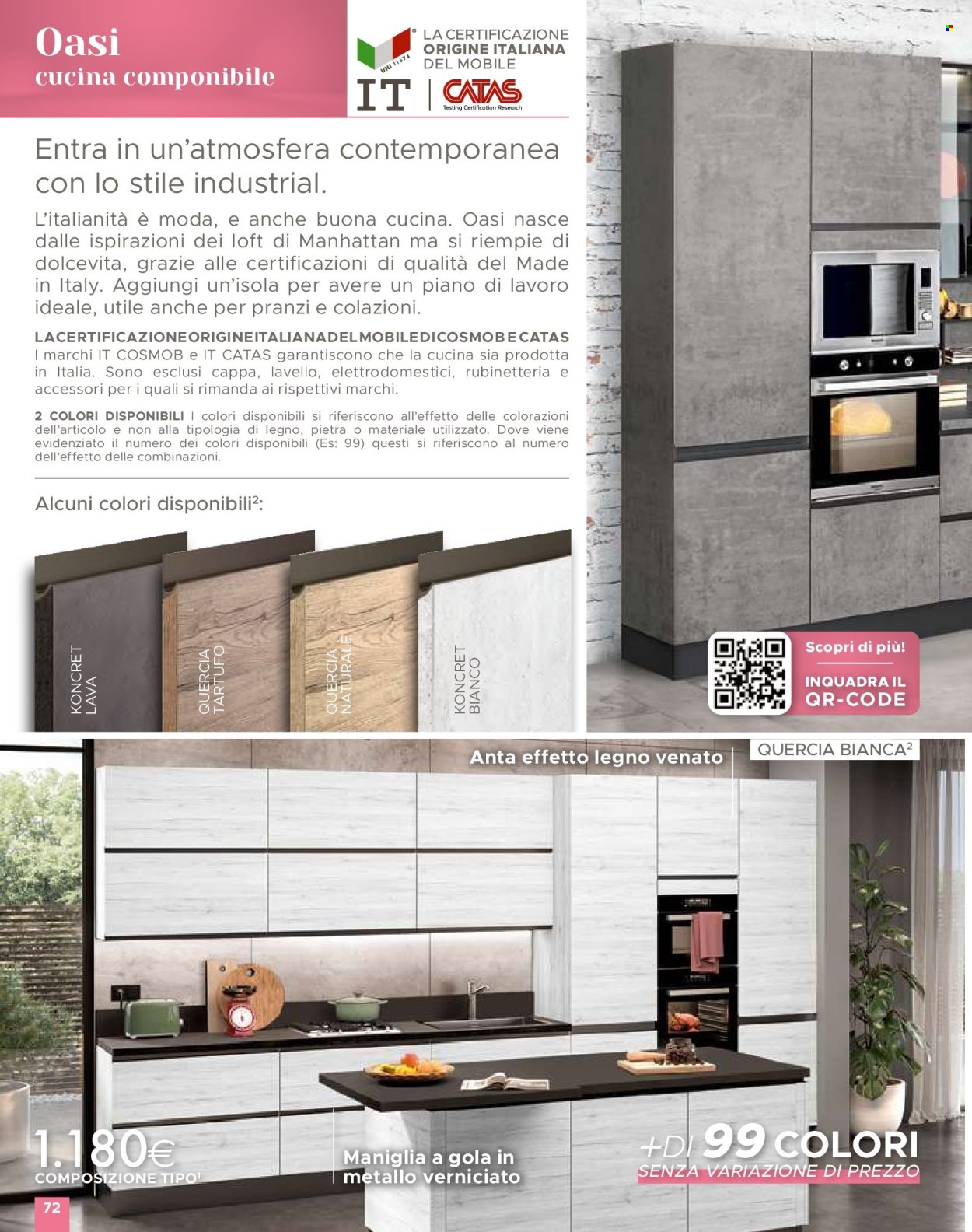 thumbnail - Volantino Mondo Convenienza - 2/4/2024 - 1/9/2024 - Prodotti in offerta - mobile cucina, lavello. Pagina 74.