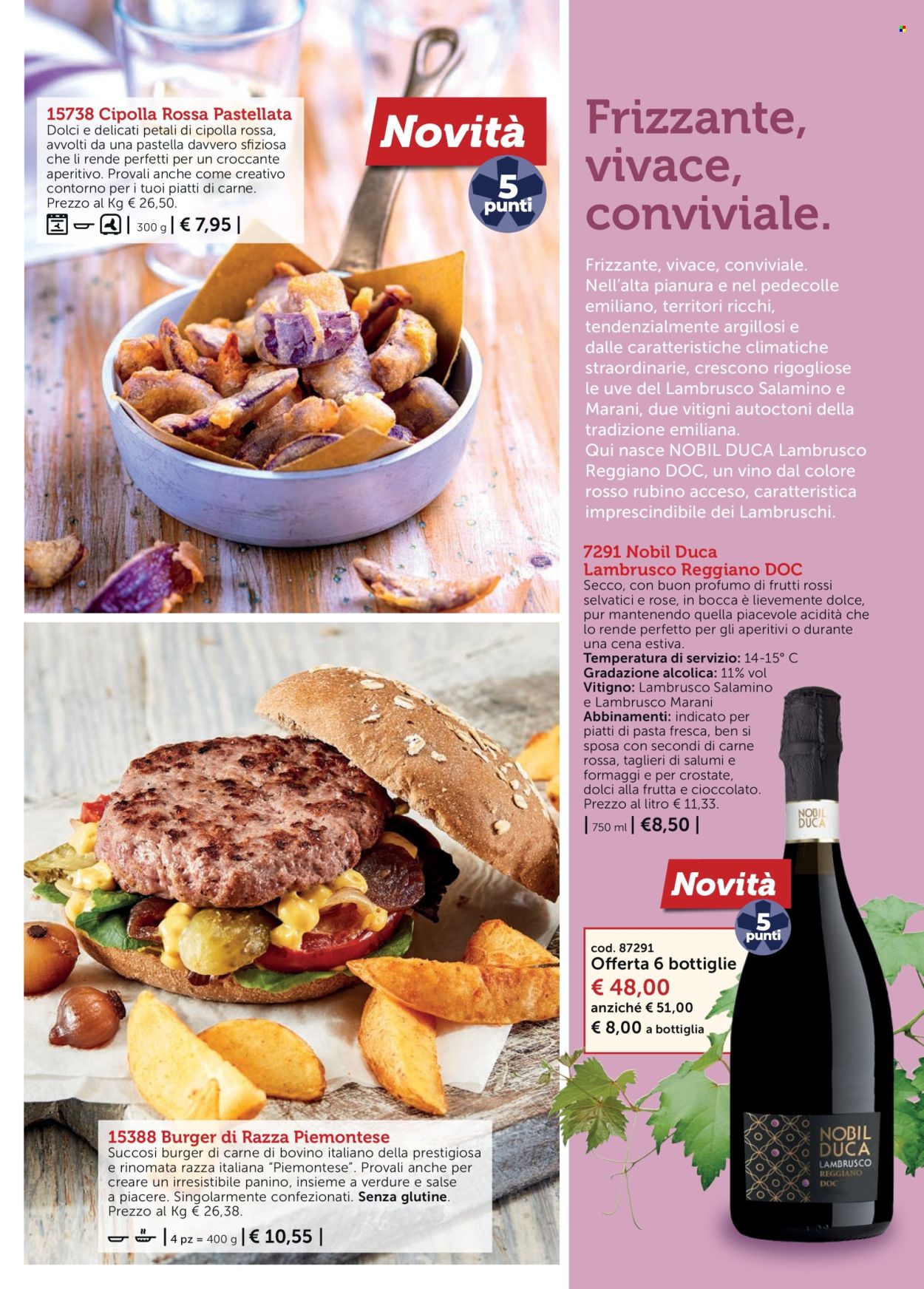 thumbnail - Volantino Bofrost - 22/4/2024 - 13/7/2024 - Prodotti in offerta - manzo, hamburger, dolce, Lambrusco, vino, bevanda alcolica, aperitivo. Pagina 3.