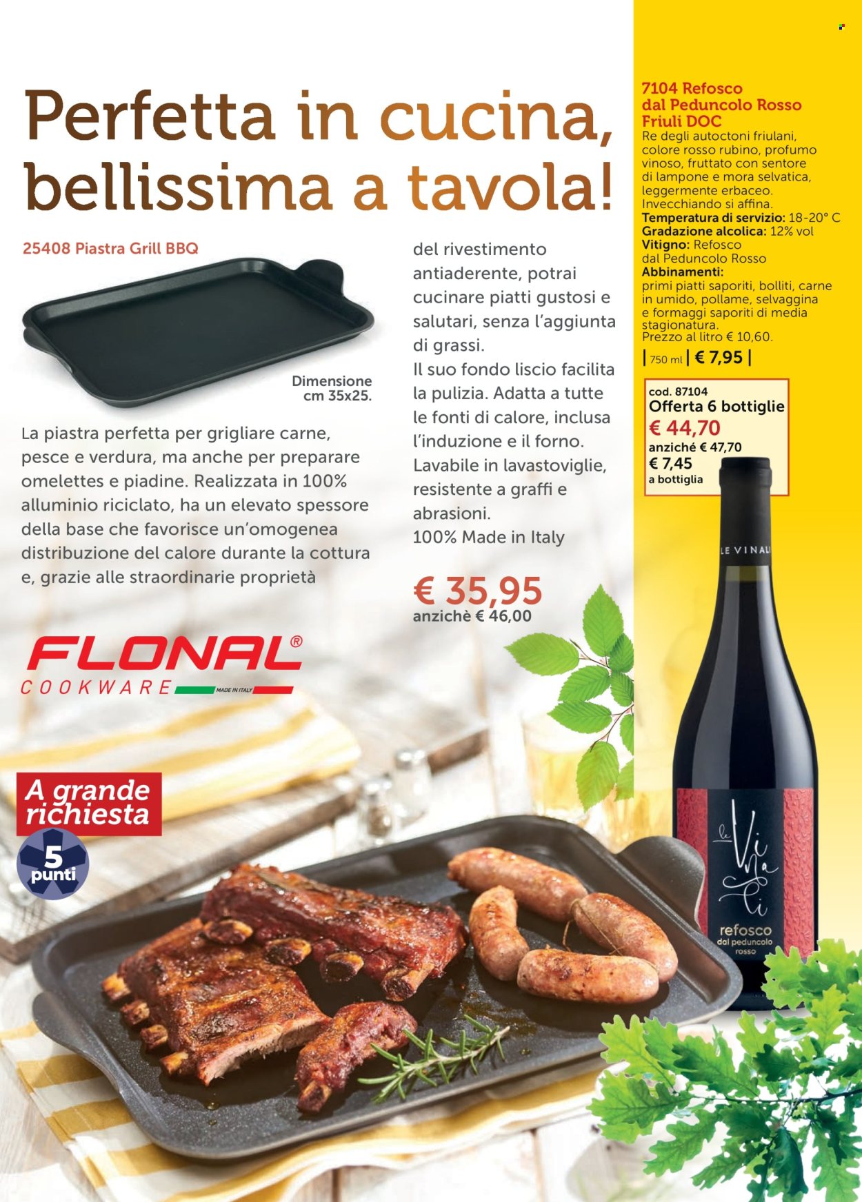 thumbnail - Volantino Bofrost - 22/4/2024 - 13/7/2024 - Prodotti in offerta - vino rosso, vino, Refosco dal Peduncolo. Pagina 5.