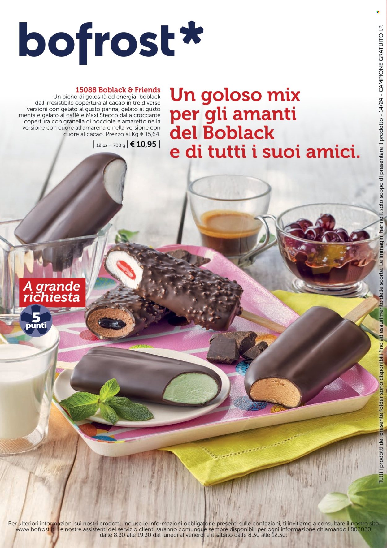 thumbnail - Volantino Bofrost - 22/4/2024 - 13/7/2024 - Prodotti in offerta - gelato, amaretto. Pagina 10.