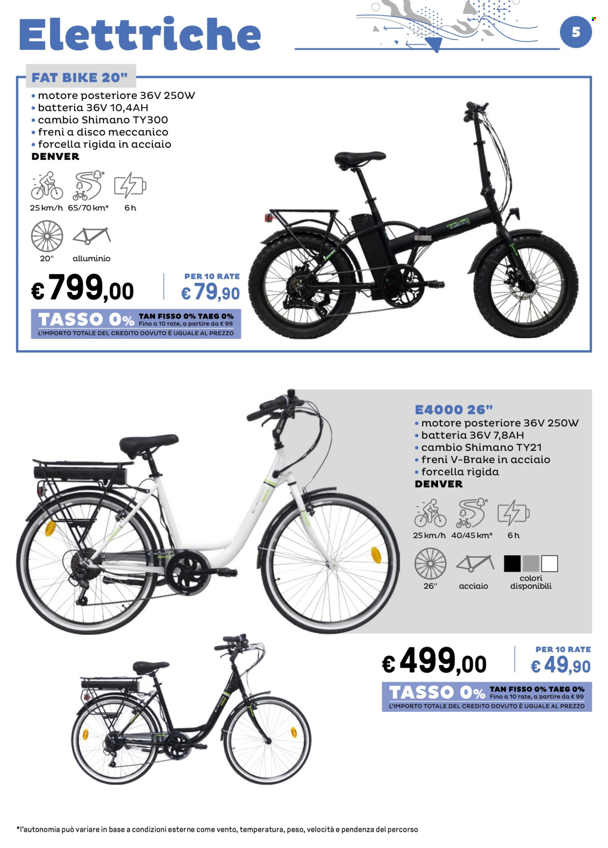 thumbnail - Volantino Iper, La grande i - 12/4/2024 - 7/7/2024 - Prodotti in offerta - Shimano, bici elettrica. Pagina 5.