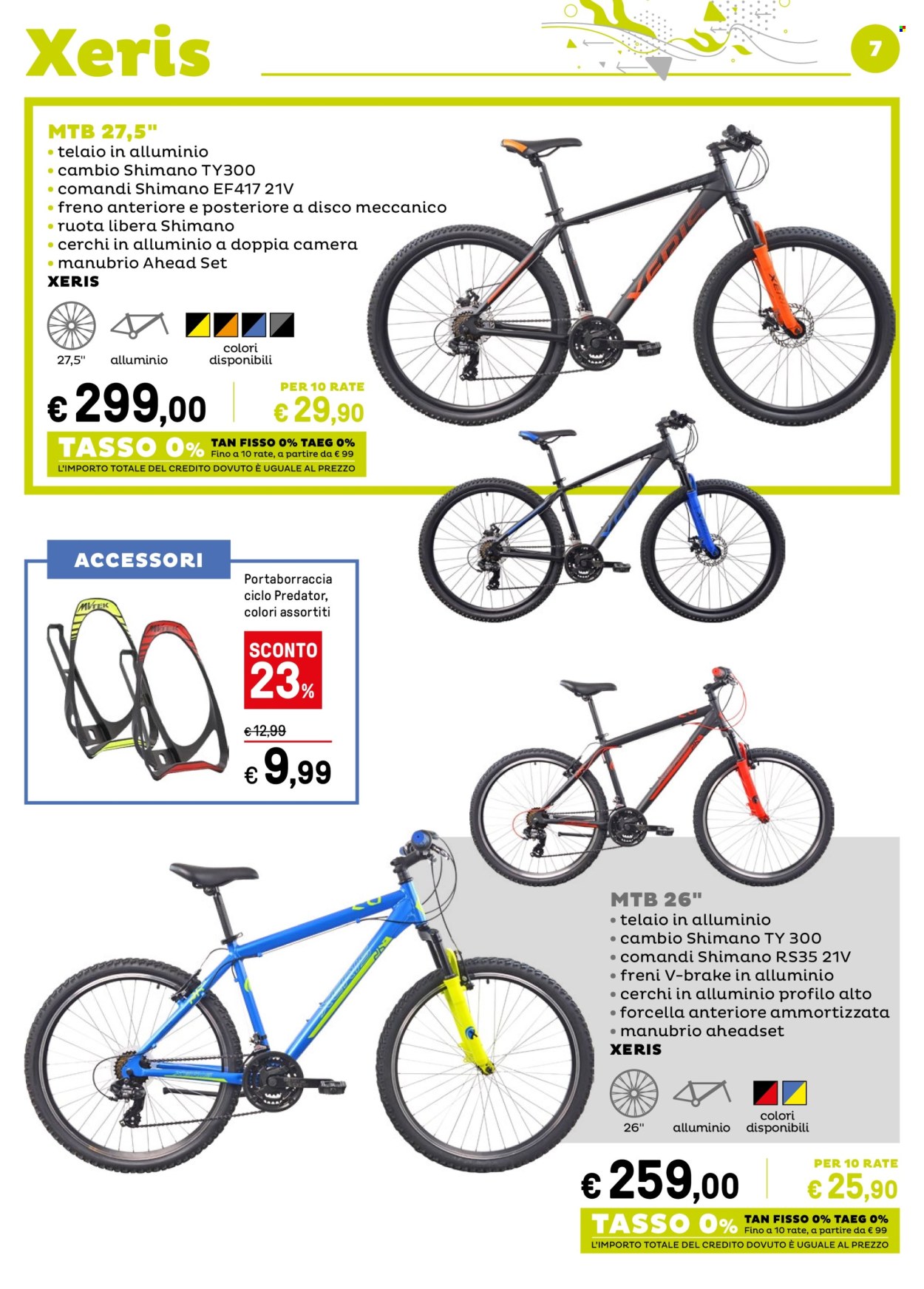 thumbnail - Volantino Iper, La grande i - 12/4/2024 - 7/7/2024 - Prodotti in offerta - Shimano, mountain bike, ruota. Pagina 7.