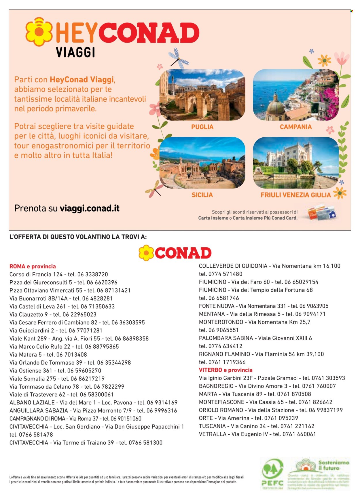 thumbnail - Volantino Conad - 17/4/2024 - 14/5/2024 - Prodotti in offerta - Ferrero, fiori. Pagina 12.