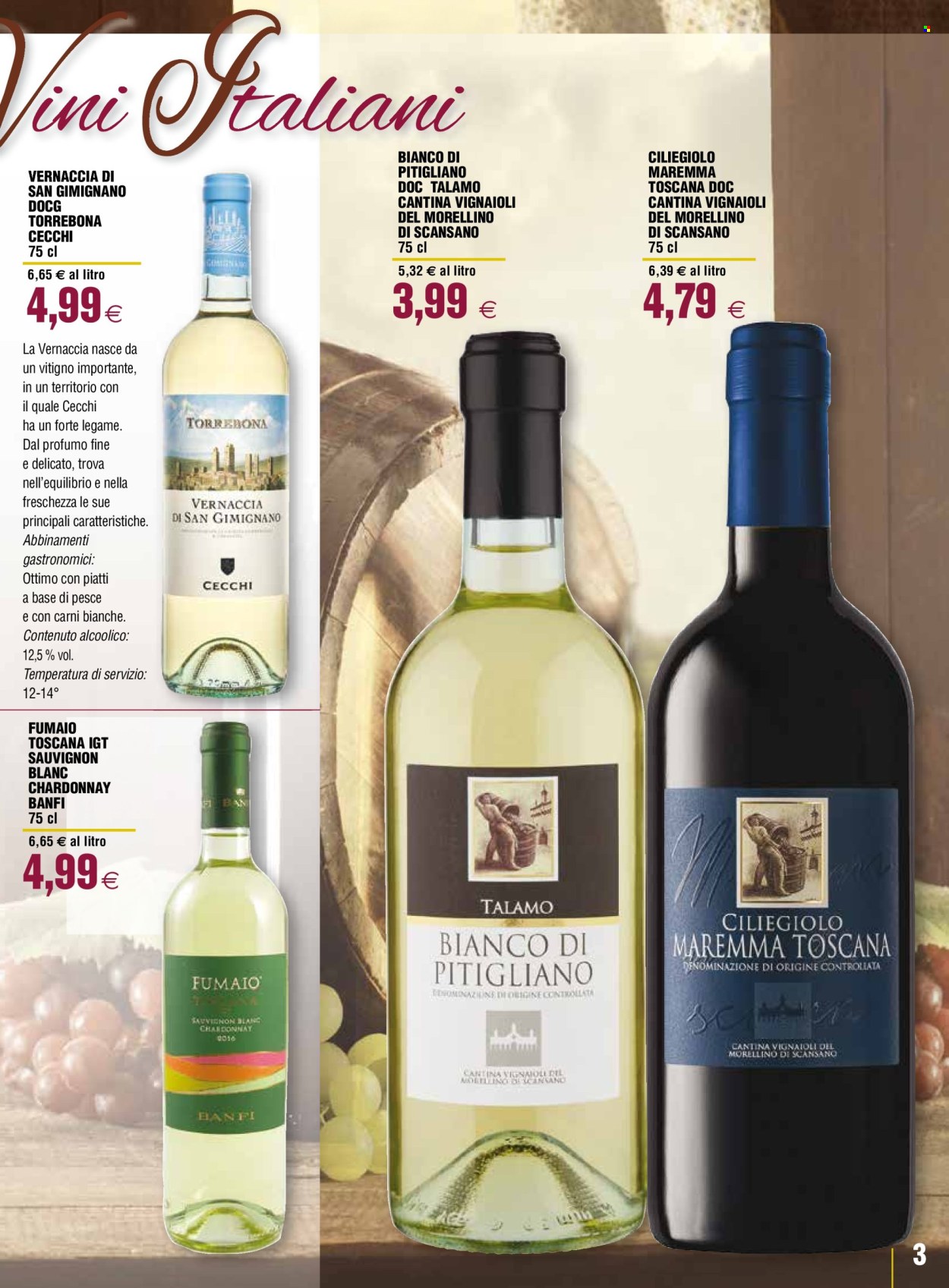 thumbnail - Volantino Coop - 18/4/2024 - 15/5/2024 - Prodotti in offerta - Sauvignon Blanc, vino bianco, vino rosso, Chardonnay, vino, Morellino, Sauvignon, profumo. Pagina 3.