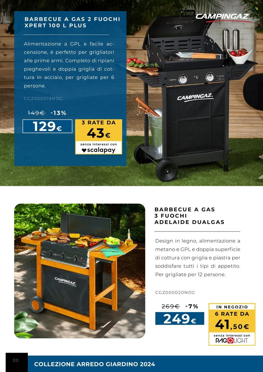 thumbnail - Volantino Kasanova - Prodotti in offerta - barbecue a gas, barbecue. Pagina 20.