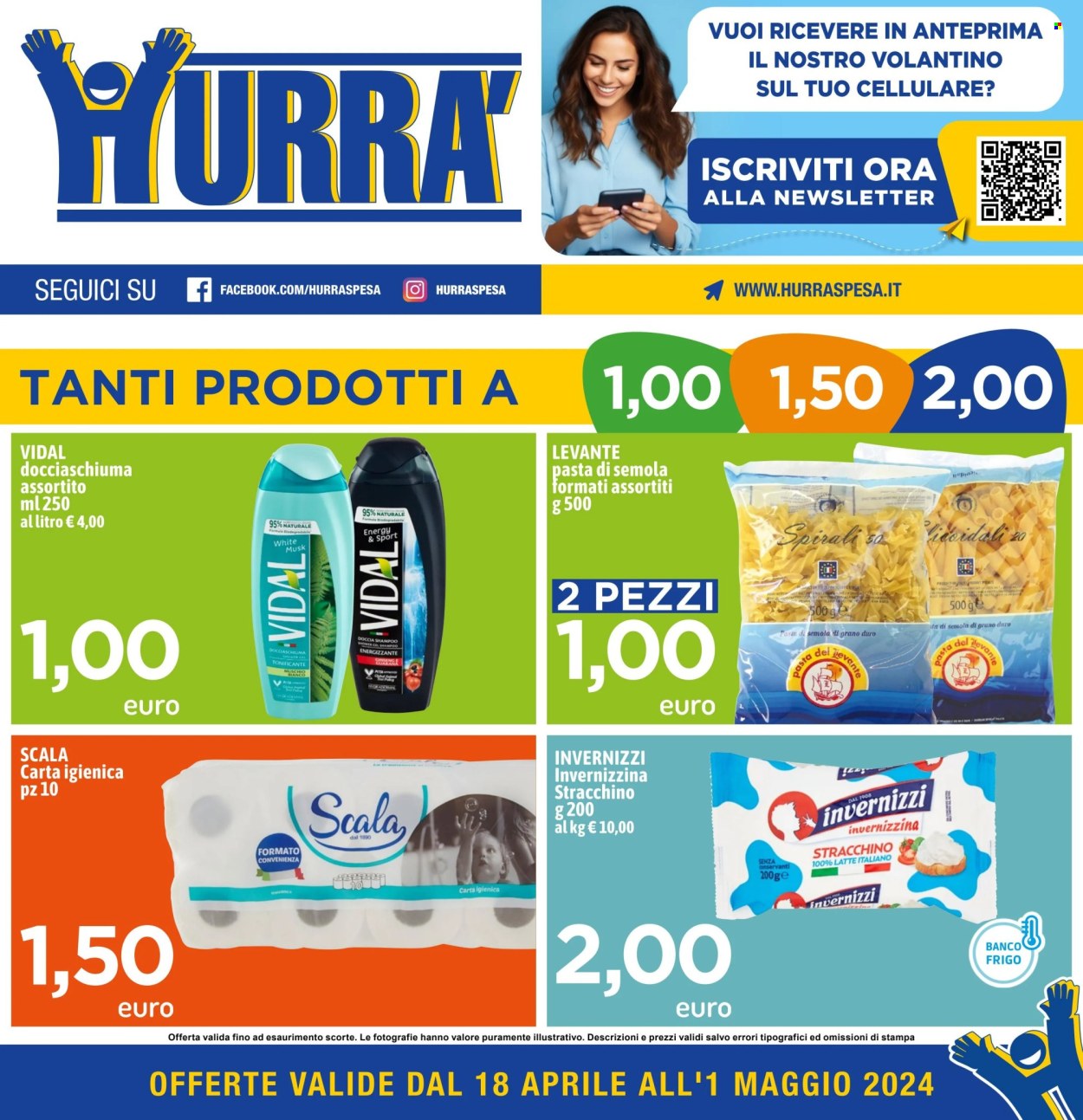 thumbnail - Volantino Hurrà Discount - 18/4/2024 - 1/5/2024.