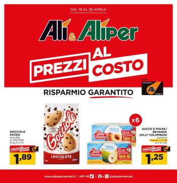 thumbnail - Volantino Alì Supermercati - Prezzi al costo