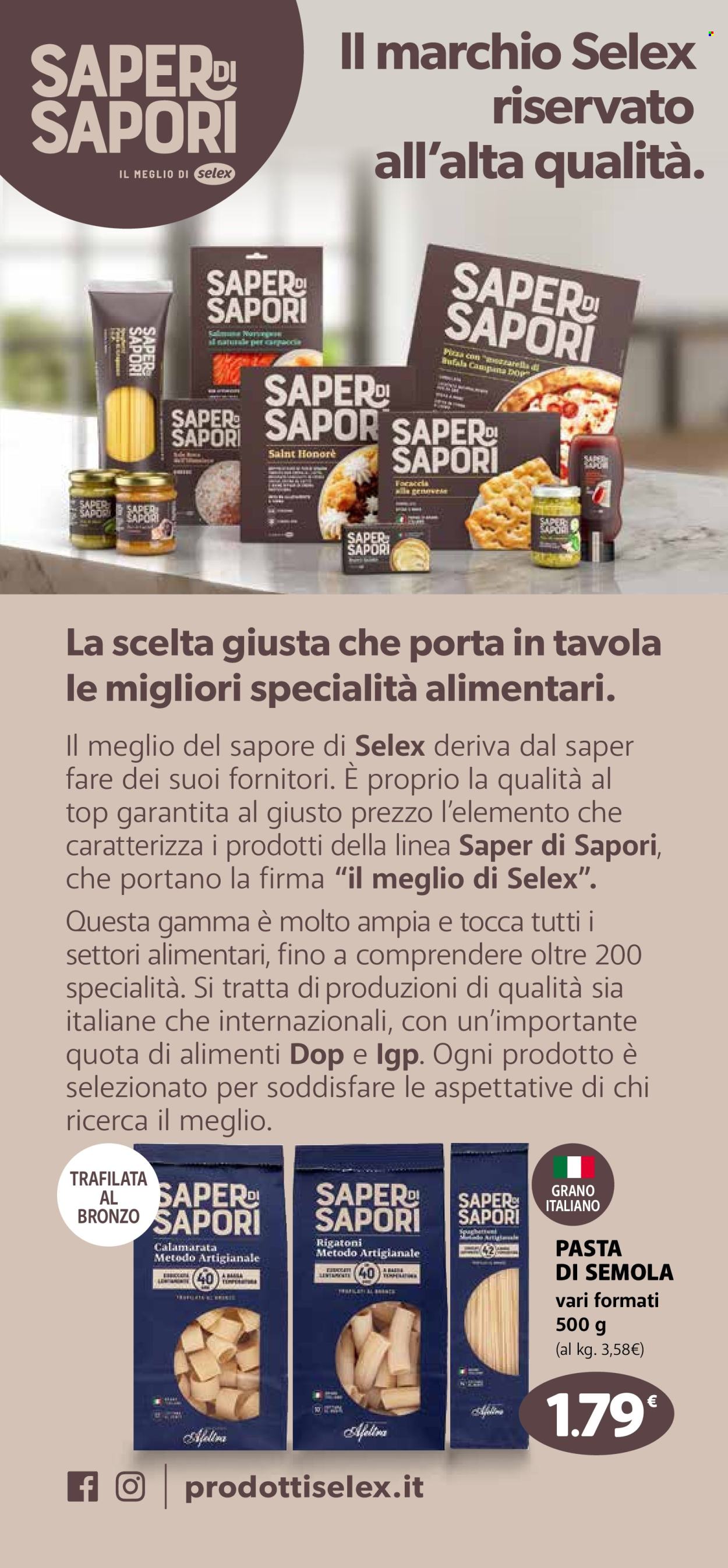 thumbnail - Volantino Famila - 24/4/2024 - 7/5/2024 - Prodotti in offerta - pasta, pasta trafilata al bronzo, top. Pagina 2.