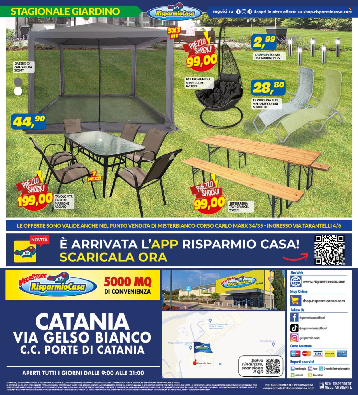 thumbnail - Volantino Risparmio Casa Megastore - 24/4/2024 - 12/5/2024 - Prodotti in offerta - poltrona, tavolo, sedia, set birreria, giocattoli, lampada. Pagina 32.