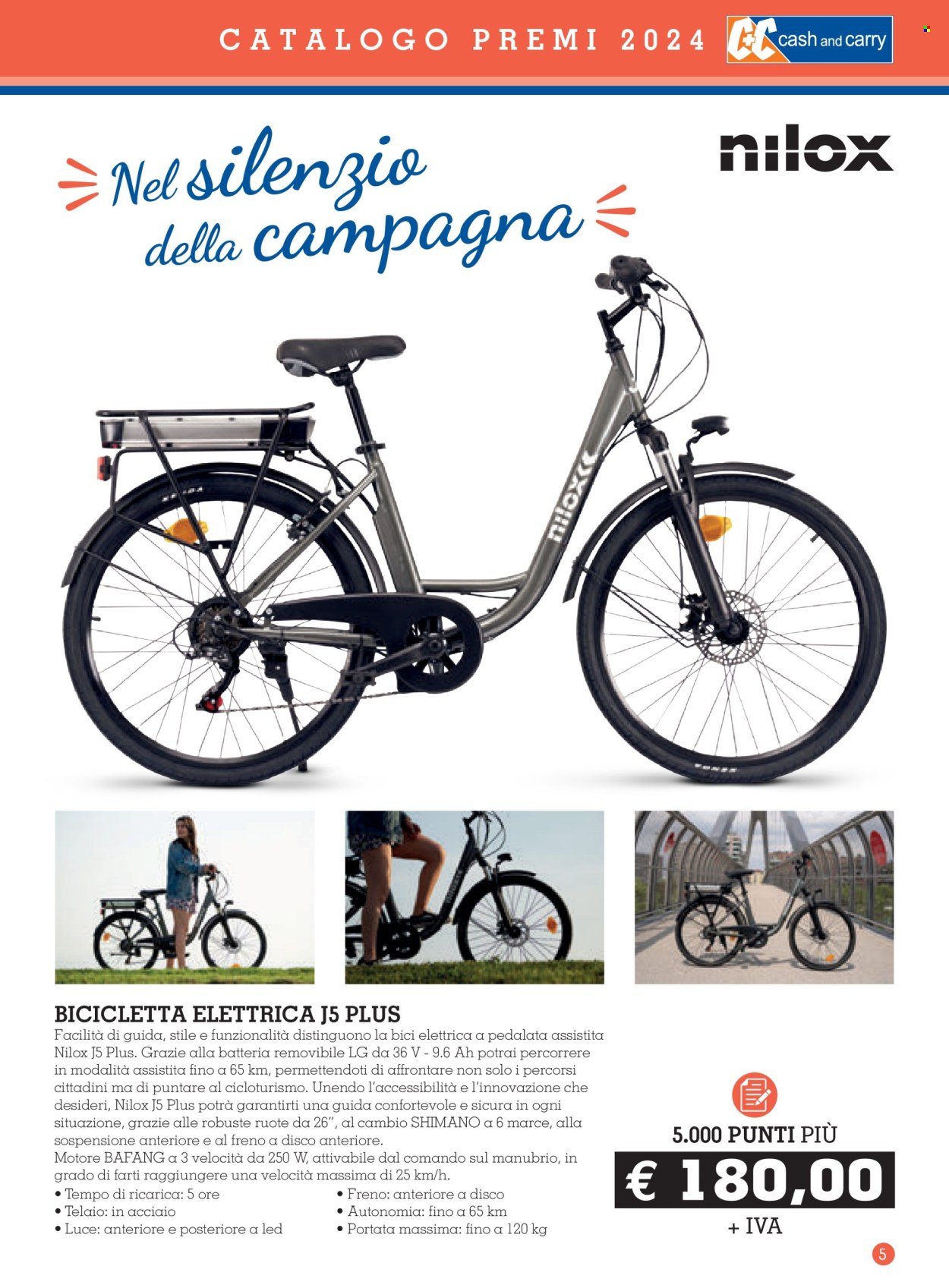 thumbnail - Volantino C+C Cash & Carry - 11/3/2024 - 2/2/2025 - Prodotti in offerta - Shimano, LG, bici elettrica, Nilox, bicicletta. Pagina 5.