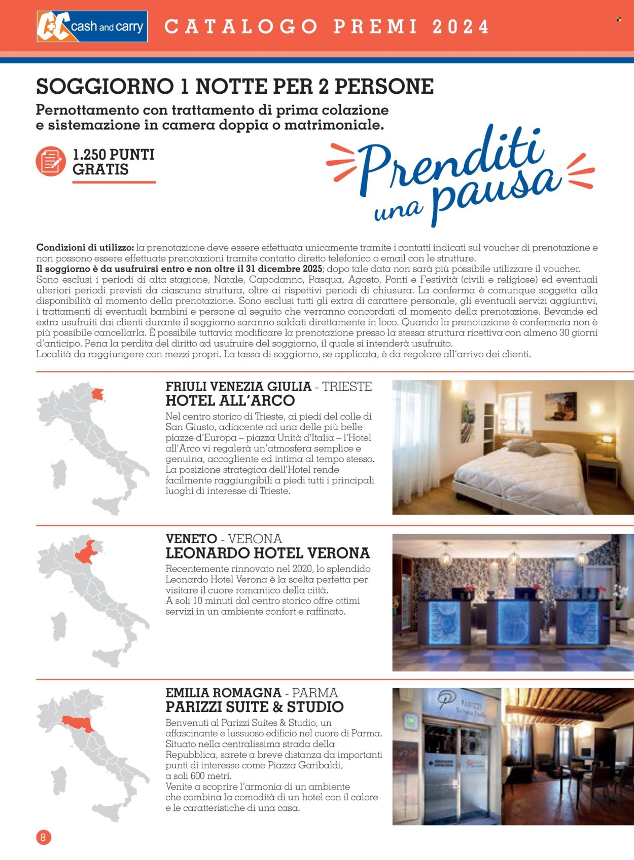 thumbnail - Volantino C+C Cash & Carry - 11/3/2024 - 2/2/2025 - Prodotti in offerta - Ponti, camera. Pagina 8.